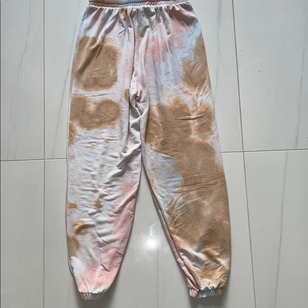 Lightweight Tie Dye Multi Color Joggers Size S - Picture 5 of 5